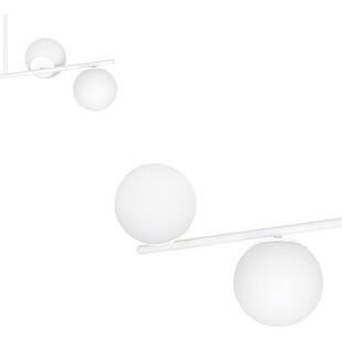 Lampa sufitowa Emibig Bior IV - 80cm, szkło, 4 punkty | Sklep z lampami