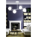 Lampa sufitowa Emibig Bior IV - 80cm, szkło, 4 punkty | Sklep z lampami
