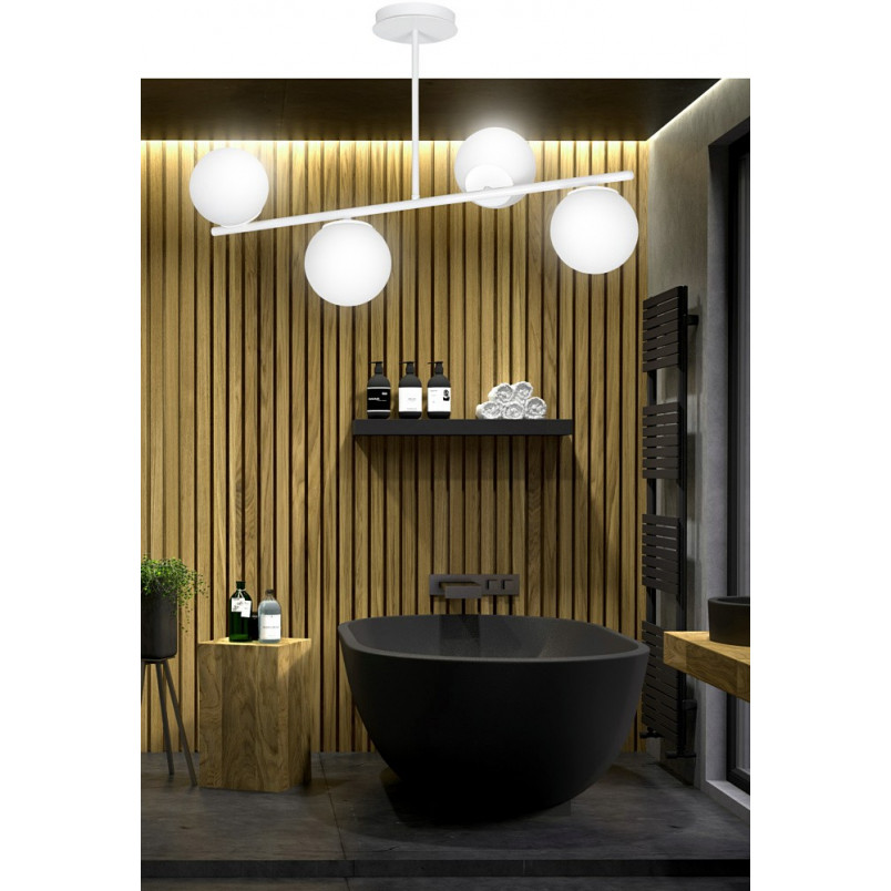 Lampa sufitowa Emibig Bior IV - 80cm, szkło, 4 punkty | Sklep z lampami