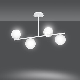 Lampa sufitowa Emibig Bior IV - 80cm, szkło, 4 punkty | Sklep z lampami