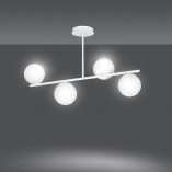 Lampa sufitowa Emibig Bior IV - 80cm, szkło, 4 punkty | Sklep z lampami