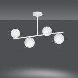 Lampa sufitowa Emibig Bior IV - 80cm, szkło, 4 punkty | Sklep z lampami