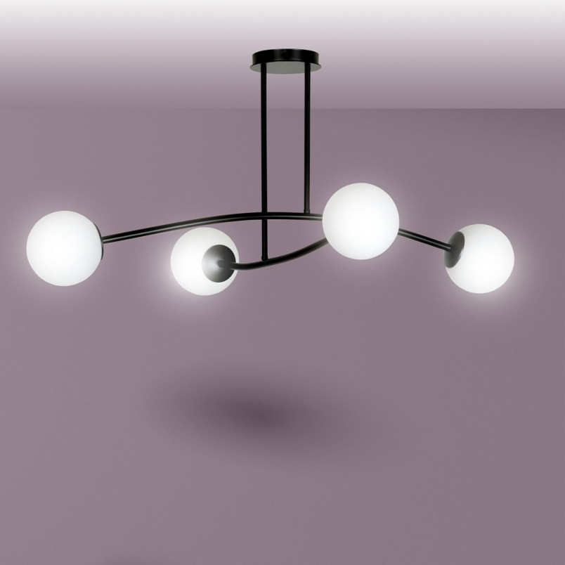Lampa Sufitowa Kule Szklane Halldor IV - Emibig | Nowoczesny Design