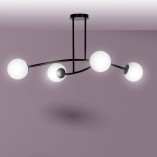 Lampa Sufitowa Kule Szklane Halldor IV - Emibig | Nowoczesny Design