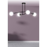 Lampa Sufitowa Kule Szklane Halldor IV - Emibig | Nowoczesny Design