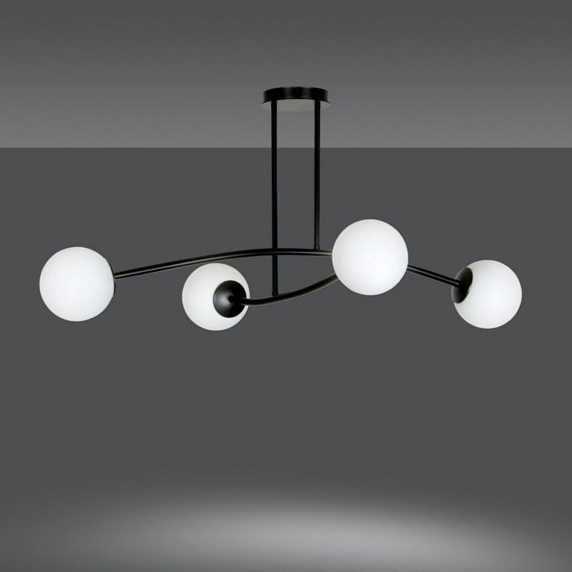 Lampa Sufitowa Kule Szklane Halldor IV - Emibig | Nowoczesny Design