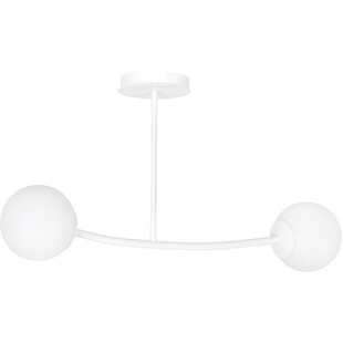 Lampa sufitowa kule szklane Halldor II biała marki Emibig