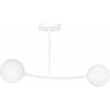 Lampa sufitowa Halldor II - szkło, biała, Emibig | Kup teraz