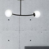 Lampa Sufitowa Kule Szklane Halldor II | Emibig