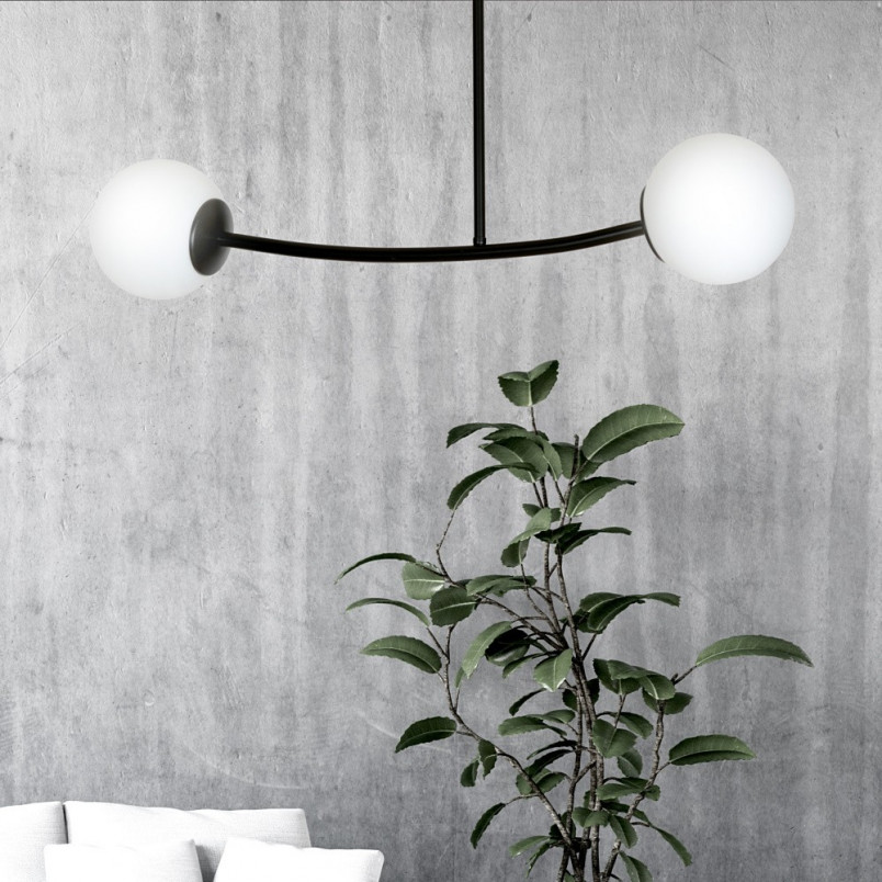 Lampa Sufitowa Kule Szklane Halldor II | Emibig
