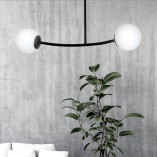 Lampa Sufitowa Kule Szklane Halldor II | Emibig