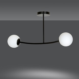 Lampa Sufitowa Kule Szklane Halldor II | Emibig
