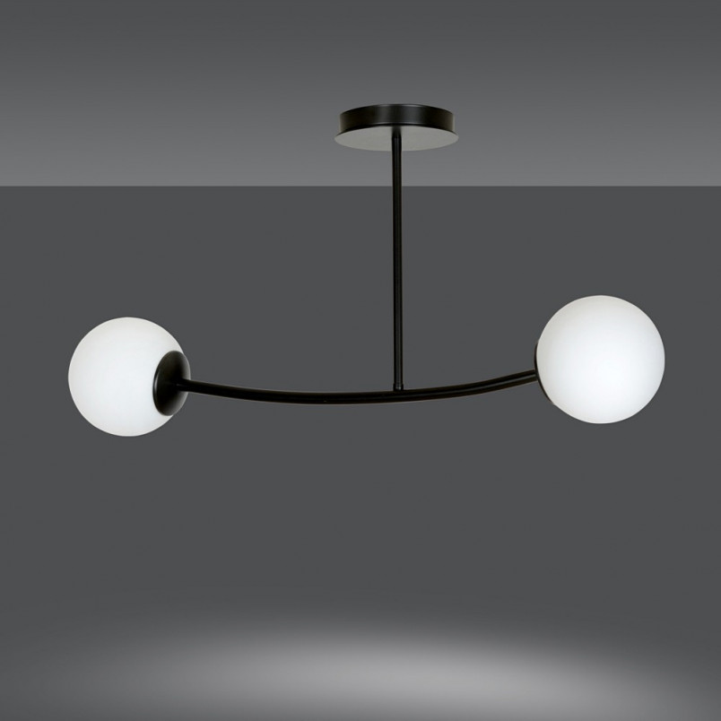Lampa Sufitowa Kule Szklane Halldor II | Emibig