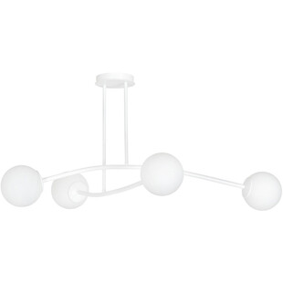 Lampa sufitowa kule szklane Halldor IV biała marki Emibig