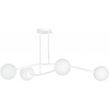 Lampa Sufitowa Kule Szklane Halldor IV Biała Emibig | Oświetlenie