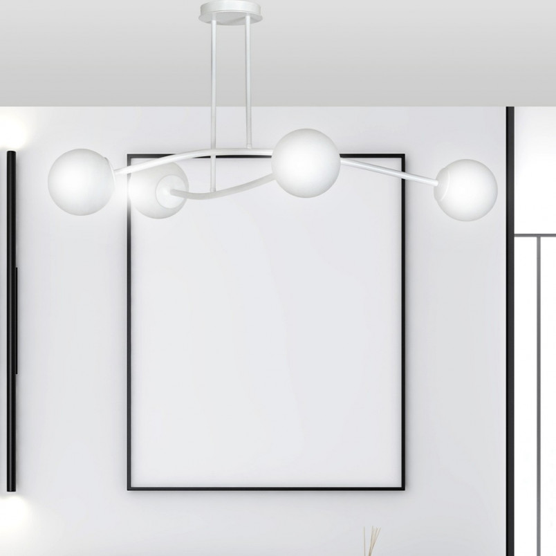 Lampa Sufitowa Kule Szklane Halldor VI | Emibig