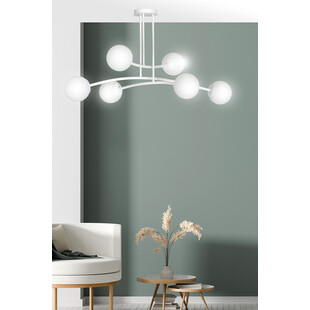 Lampa Sufitowa Kule Szklane Halldor VI | Emibig