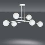 Lampa Sufitowa Kule Szklane Halldor VI | Emibig