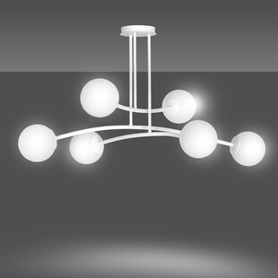 Lampa Sufitowa Kule Szklane Halldor VI | Emibig