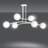 Lampa Sufitowa Kule Szklane Halldor VI | Emibig