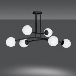 Lampa Sufitowa Kule Szklane Halldor VI | Emibig