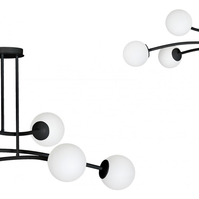Lampa Sufitowa Kule Szklane Halldor VI | Emibig