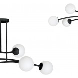 Lampa Sufitowa Kule Szklane Halldor VI | Emibig
