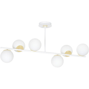 Lampa sufitowa kule szklane Floki VI biała marki Emibig