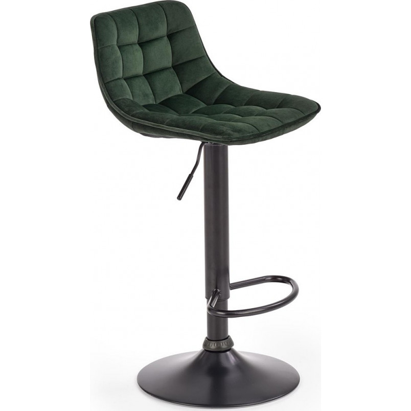 Hoker pikowany Halmar H-95 | Zielony, regulowany | Kup online