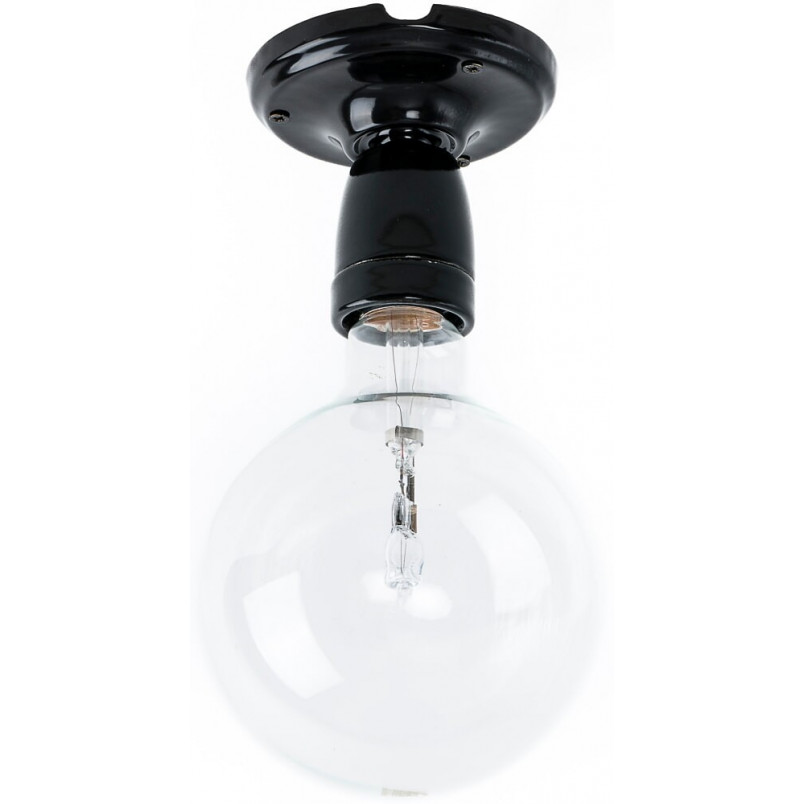 Plafon Loft Ceramic Czarny | Lampa Ceramiczna E27