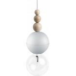 Lampa wisząca Loft Bala biała - Skandynawski design