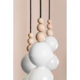 Lampa wisząca Loft Bala biała - Skandynawski design