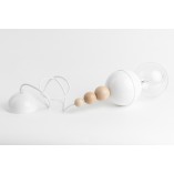 Lampa Wisząca Loft Bala Biała - Skandynawski Design