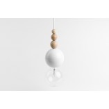 Lampa Wisząca Loft Bala Biała - Skandynawski Design