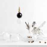Lampa wisząca Loft Bala czarny - Kolorowe kable | Skandynawski Design