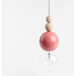 Lampa Wisząca Loft Bala Różowa | Kolorowe Kable