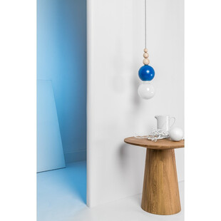 Lampa wisząca Loft Bala | Niebieska, E27 | Kolorowe Kable