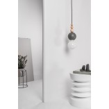 Lampa wisząca Loft Bala szara/czarna - Kolorowe kable