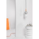 Lampa wisząca Loft Bala szara - Kolorowe Kable | Kup Teraz!