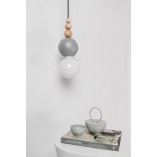 Lampa wisząca Loft Bala szara - Kolorowe Kable | Kup Teraz!