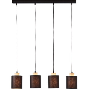Lampa wisząca Vonnie IV | Skandynawska, czarna, 80cm - Brilliant