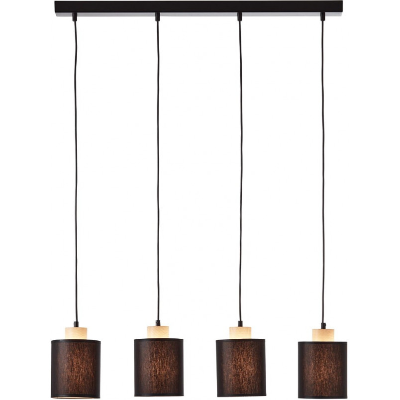 Lampa wisząca Vonnie IV | Skandynawska, czarna, 80cm - Brilliant