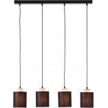 Lampa wisząca Vonnie IV | Skandynawska, czarna, 80cm - Brilliant