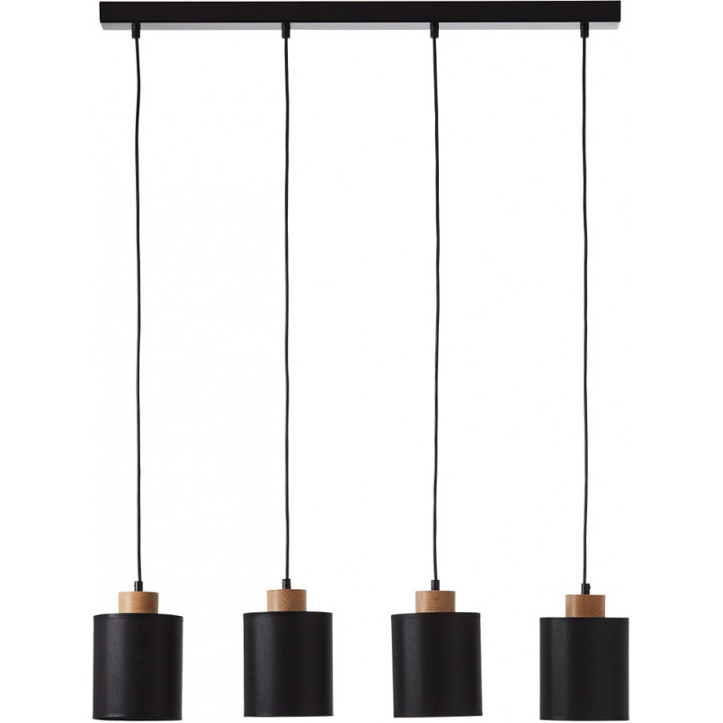 Lampa wisząca Vonnie IV | Skandynawska, czarna, 80cm - Brilliant