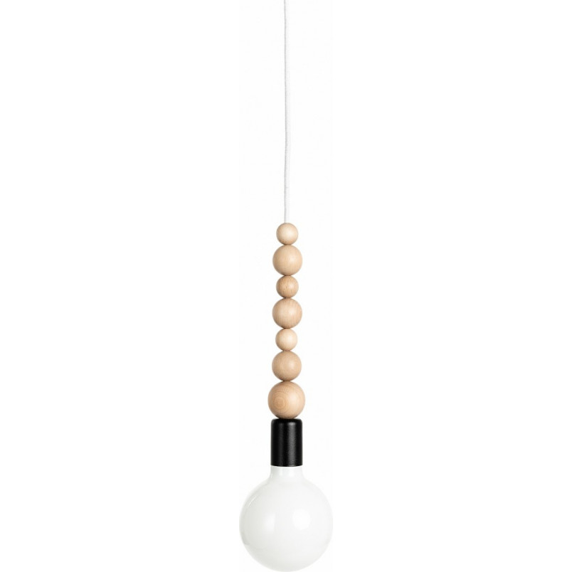 Lampa Wisząca Skandynawska Loft Czarna | Kolorowe Kable