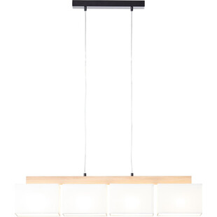 Lampa wisząca Rayan IV | Skandynawska, dąb/biały - Brilliant