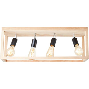 Plafon drewniany Nerea 68cm dąb olejowany Brilliant
