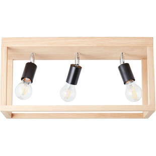 Plafon drewniany Nerea 52cm dąb olejowany Brilliant