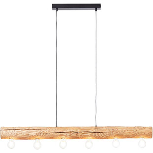 Lampa drewniana Trabo 115cm - Styl rustykalny | Brilliant
