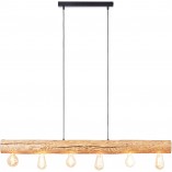 Lampa drewniana Trabo 115cm - Styl rustykalny | Brilliant